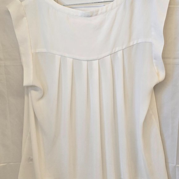 Pleione blouse, white, size XL, sleeveless, made in Indonesia - Picture 5 of 5